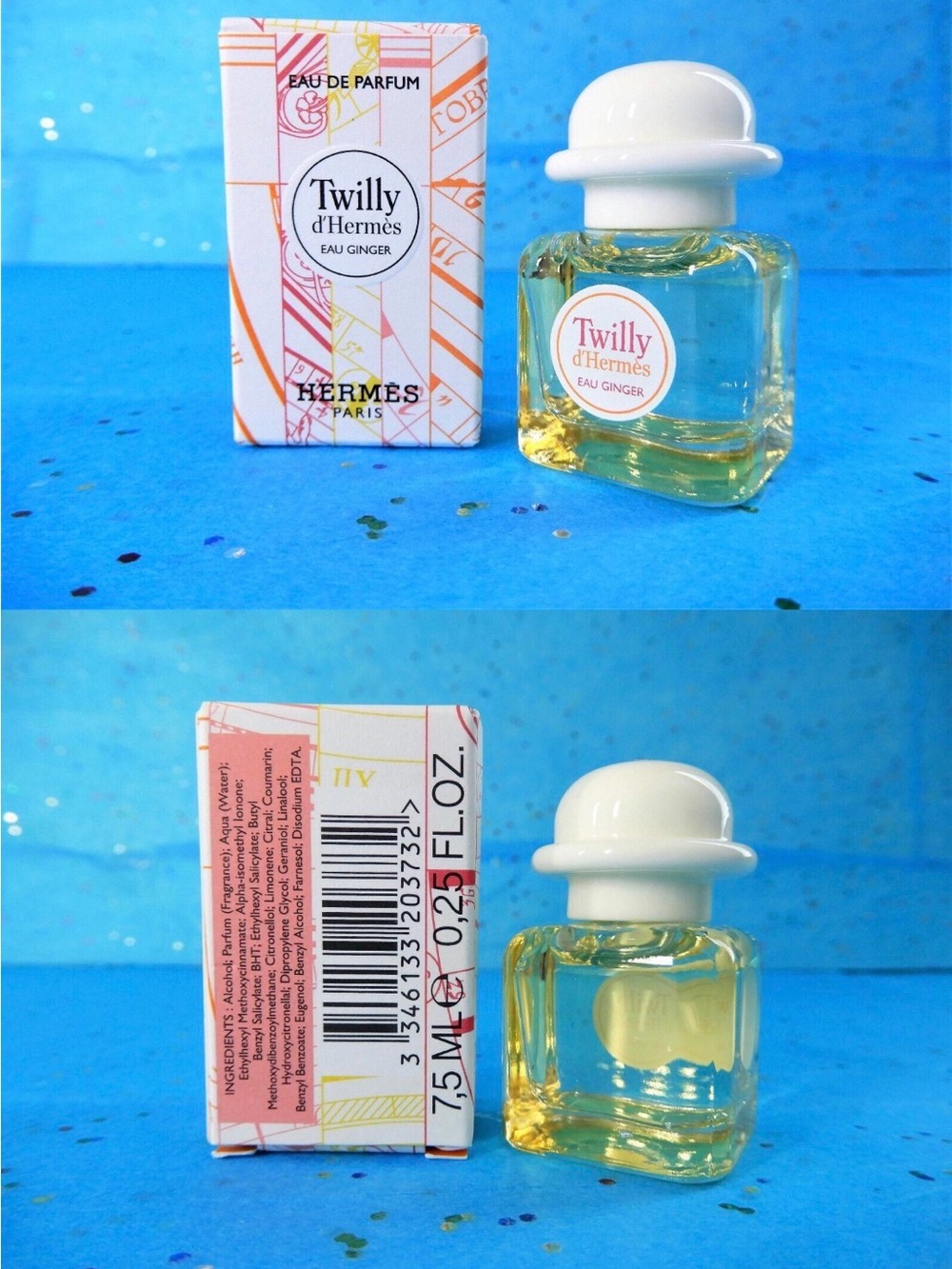 NEW! Twilly D’Hermes Eau Ginger by Hermes EDP 0.25 Travel Size